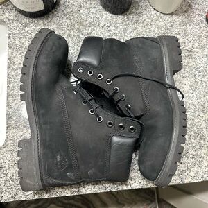 Timberland Black High-Top Utility Boots